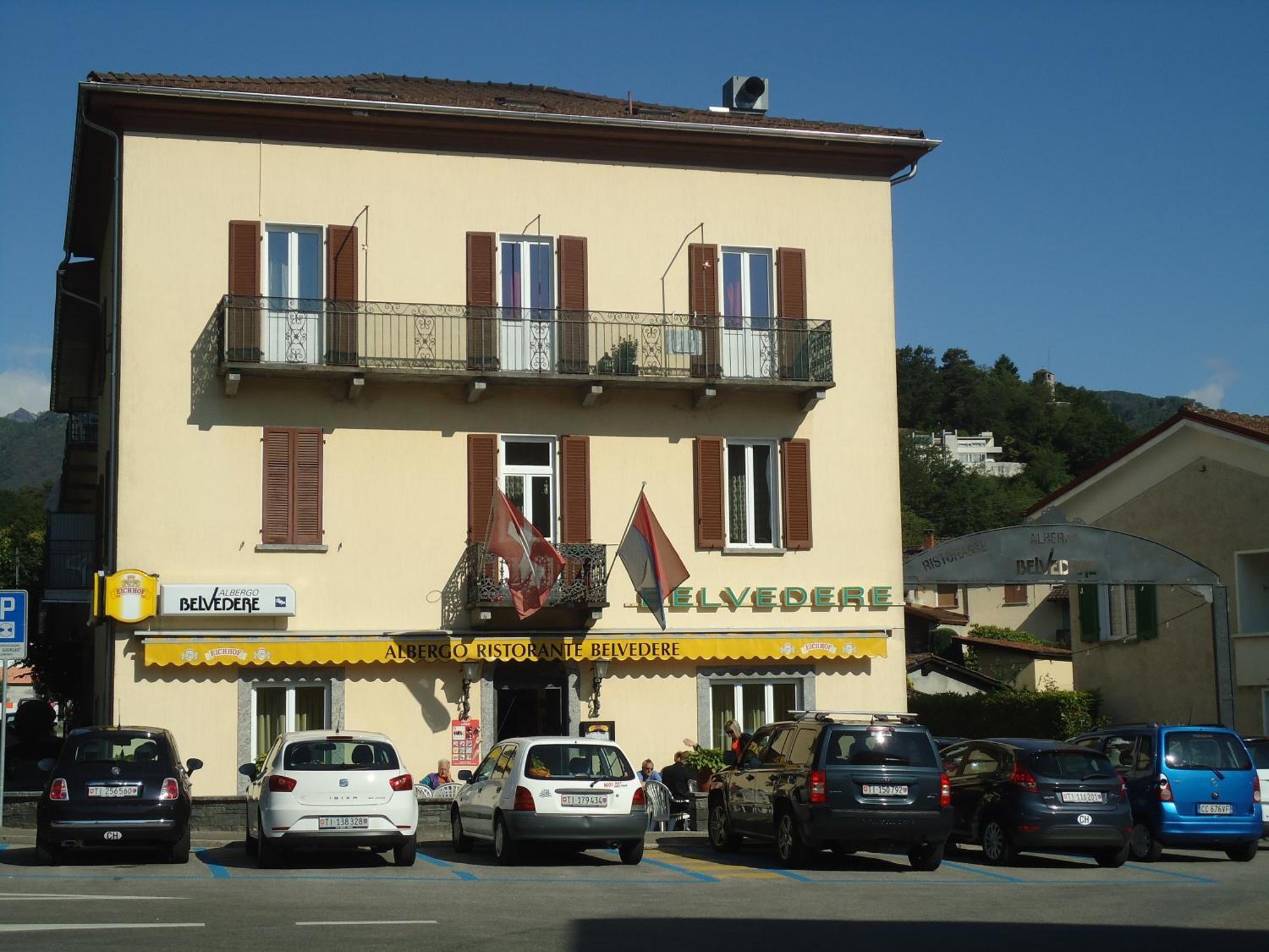 Osteria Belvedere Losone Bagian luar foto