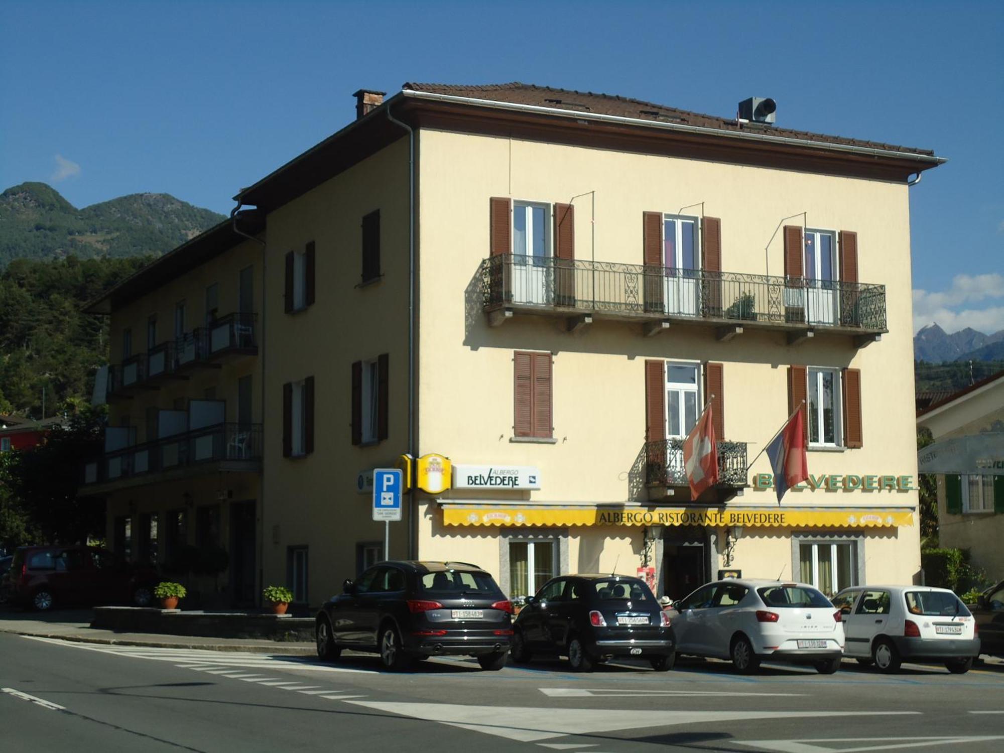 Osteria Belvedere Losone Bagian luar foto