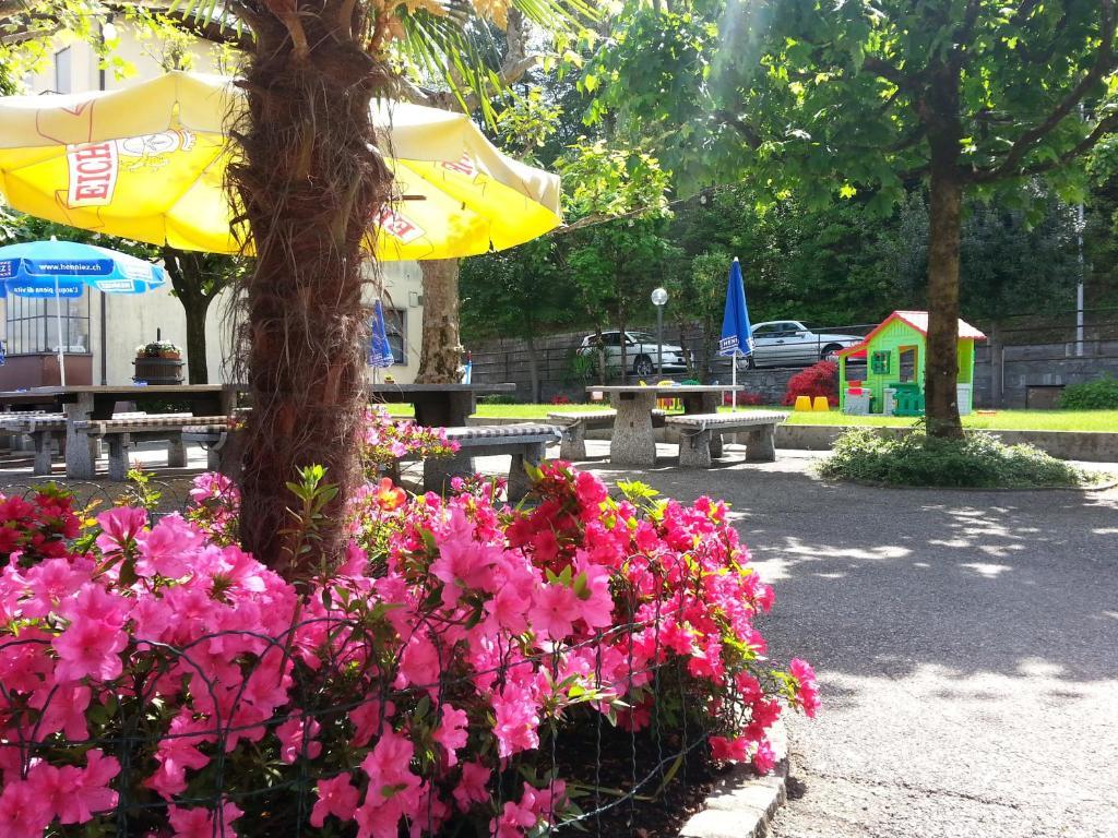 Osteria Belvedere Losone Bagian luar foto